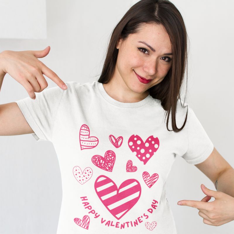 Valentine's Day T-Shirt 43 weiss