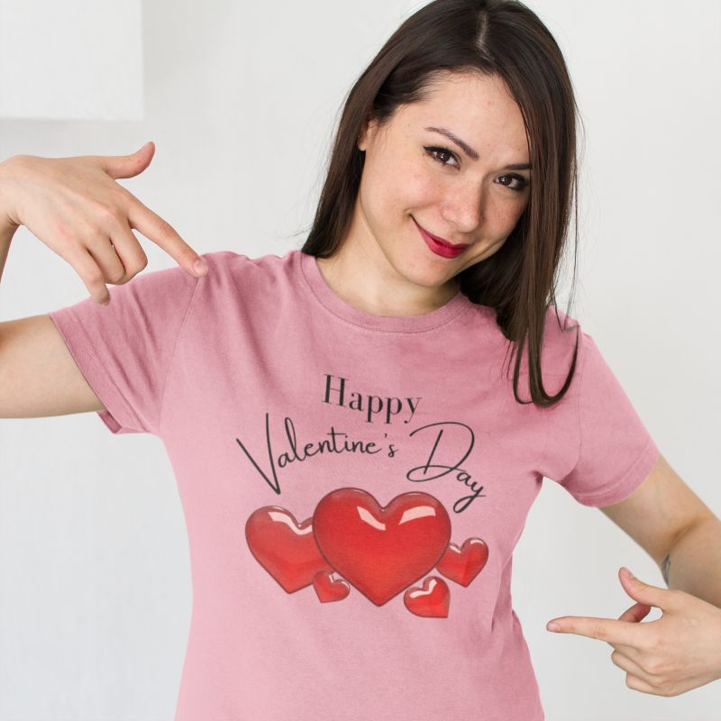 Valentine's Day T-Shirt 46-2 Rosa